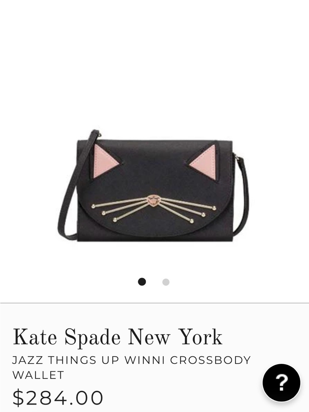 Kate Spade Cat-Accent Crossbody Wallet - Picture 4 of 4